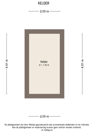 Floorplan - Stoepstraat 5, 4184 CG Opijnen